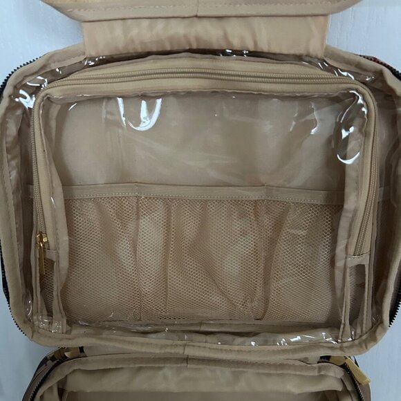Joy Clean And Chic Expandable Toiletry Case CLASSIC PLAID NWT - Picture 11 of 15